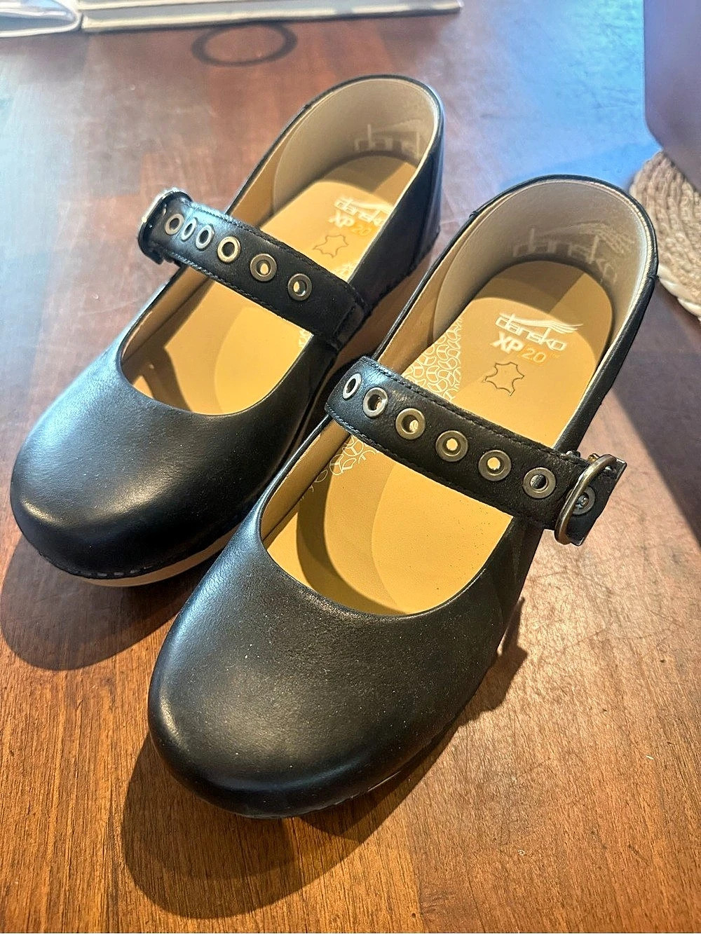 New Dansko XP 2.0 Mary Jane Clog Clogs Black Size 40